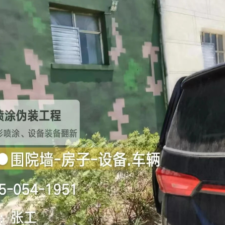 津南数码迷彩漆施工